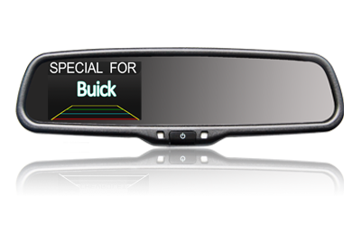 3.5 pulgadas de espejo retrovisor con la vista trasera especial para Buick, AK-035LA36
